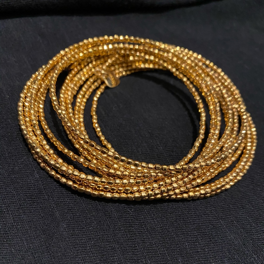 Stella & Dot gold wrap bracelet